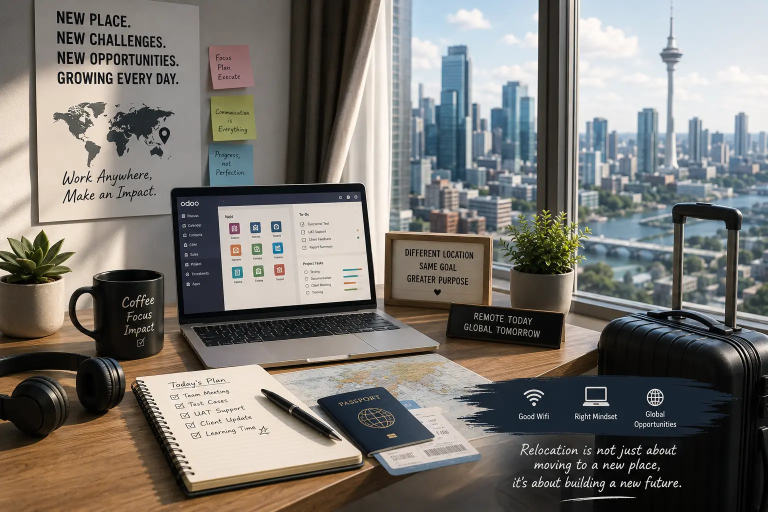 Nwe, V Group consultant — remote work as the first step to an international career (adjust to what the photo shows)